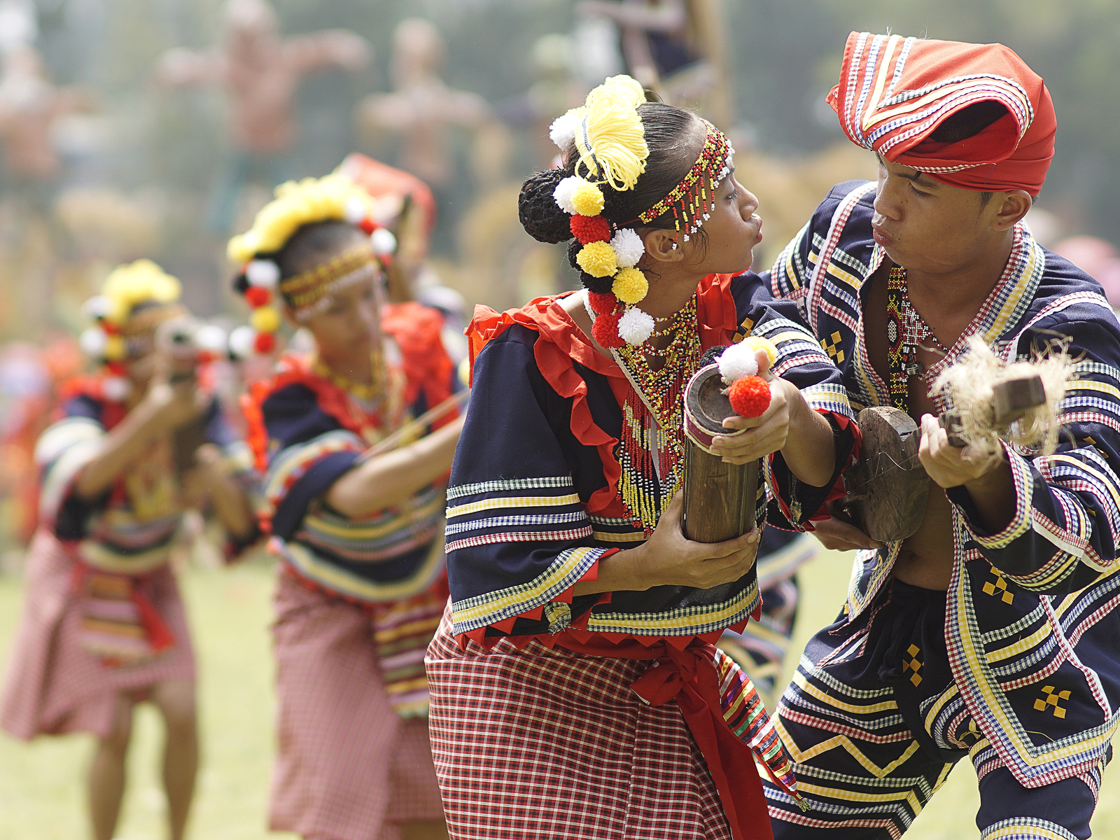 A peace pact ritual between tribal datus