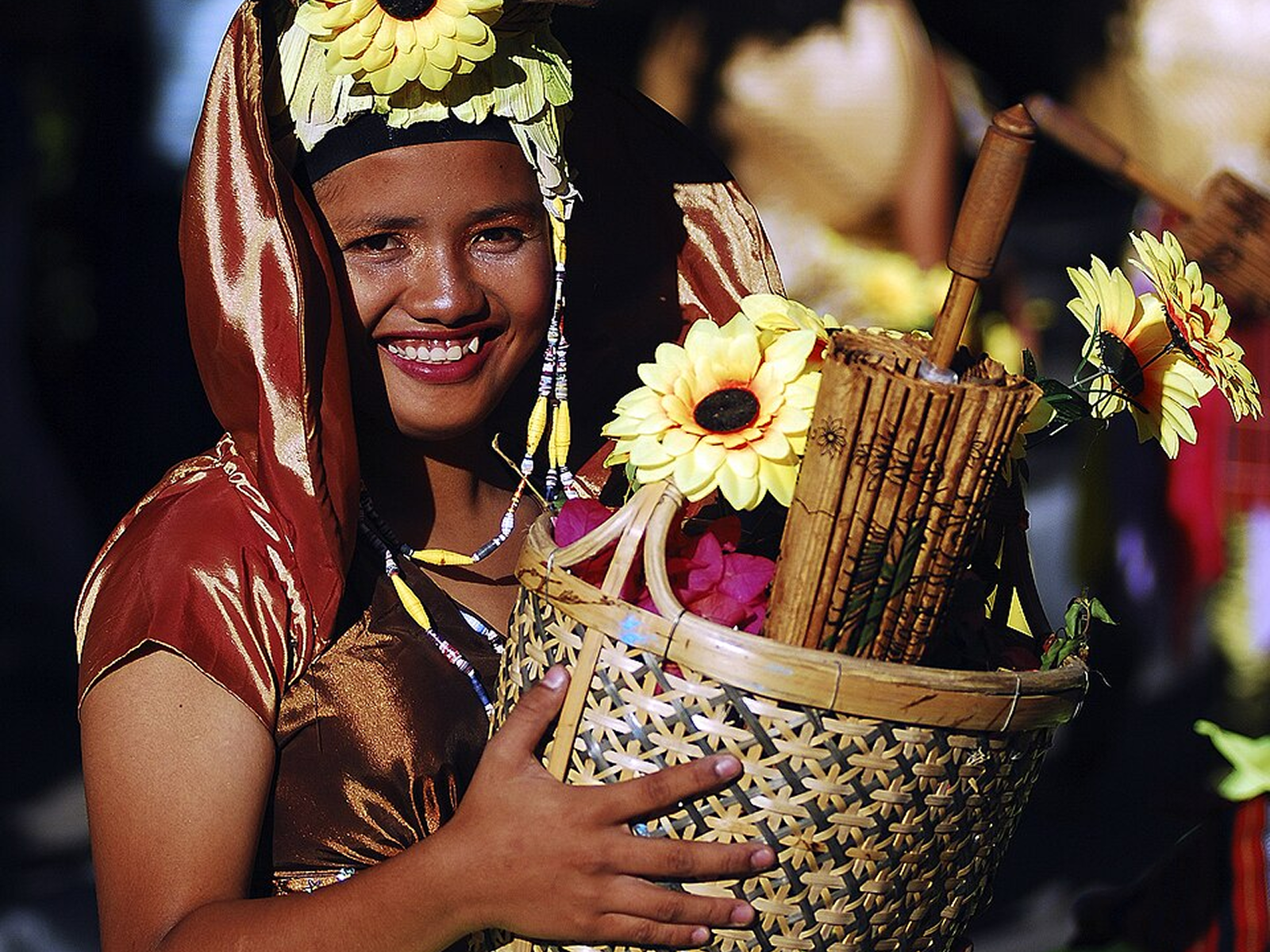 Flower vendors in the Baguio market
