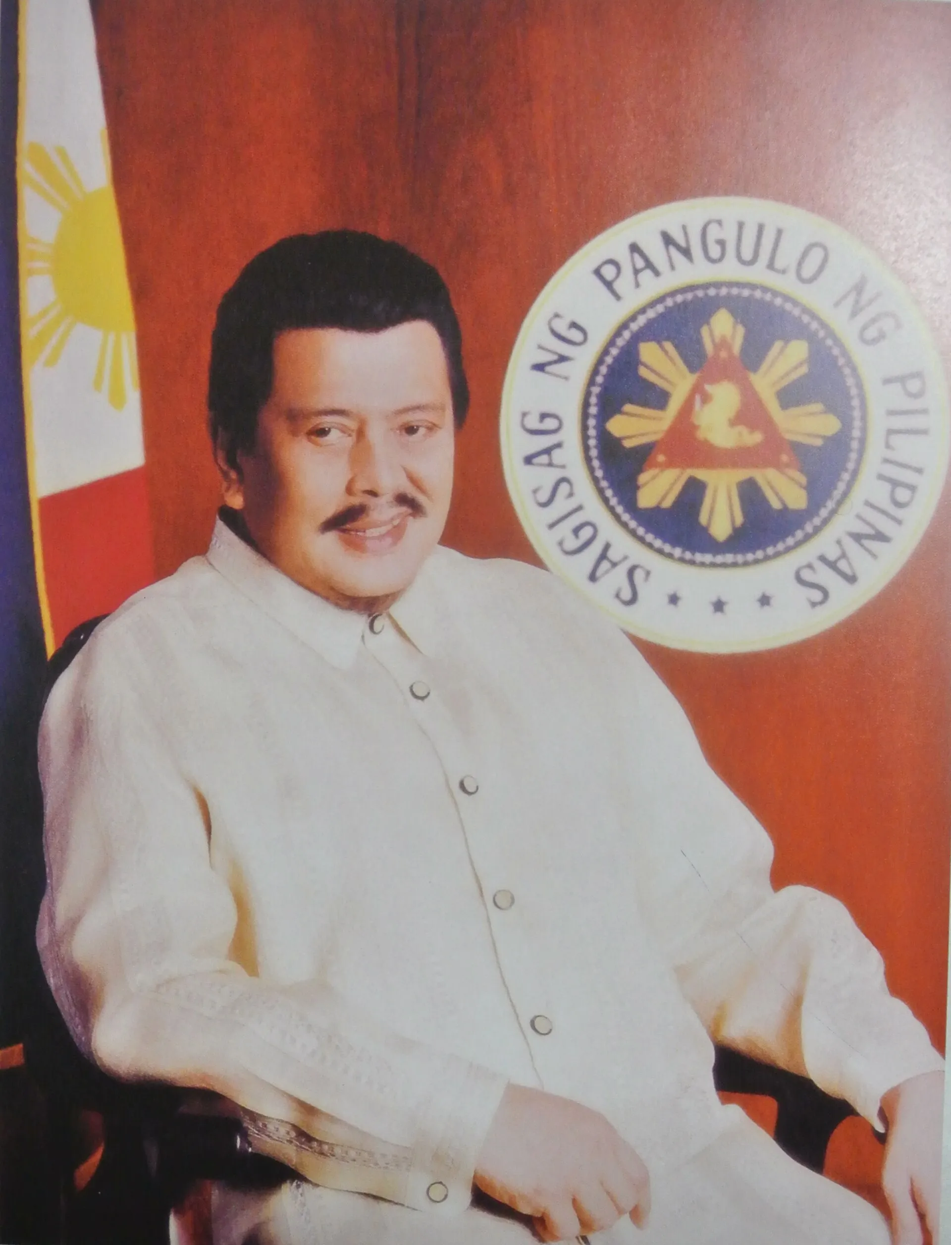 Official portrait of Joseph Estrada, 13th President of the Philippines