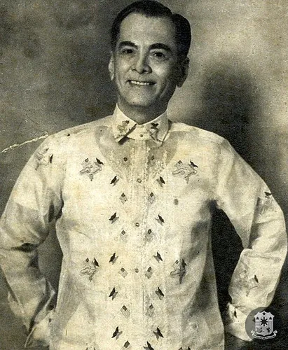 Official portrait of Manuel L. Quezon, 2th President of the Philippines