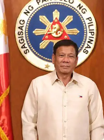 Official portrait of Rodrigo Duterte, 16th President of the Philippines