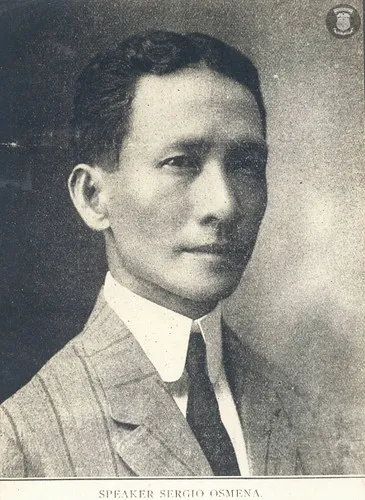 Official portrait of Sergio Osmeña, 4th President of the Philippines